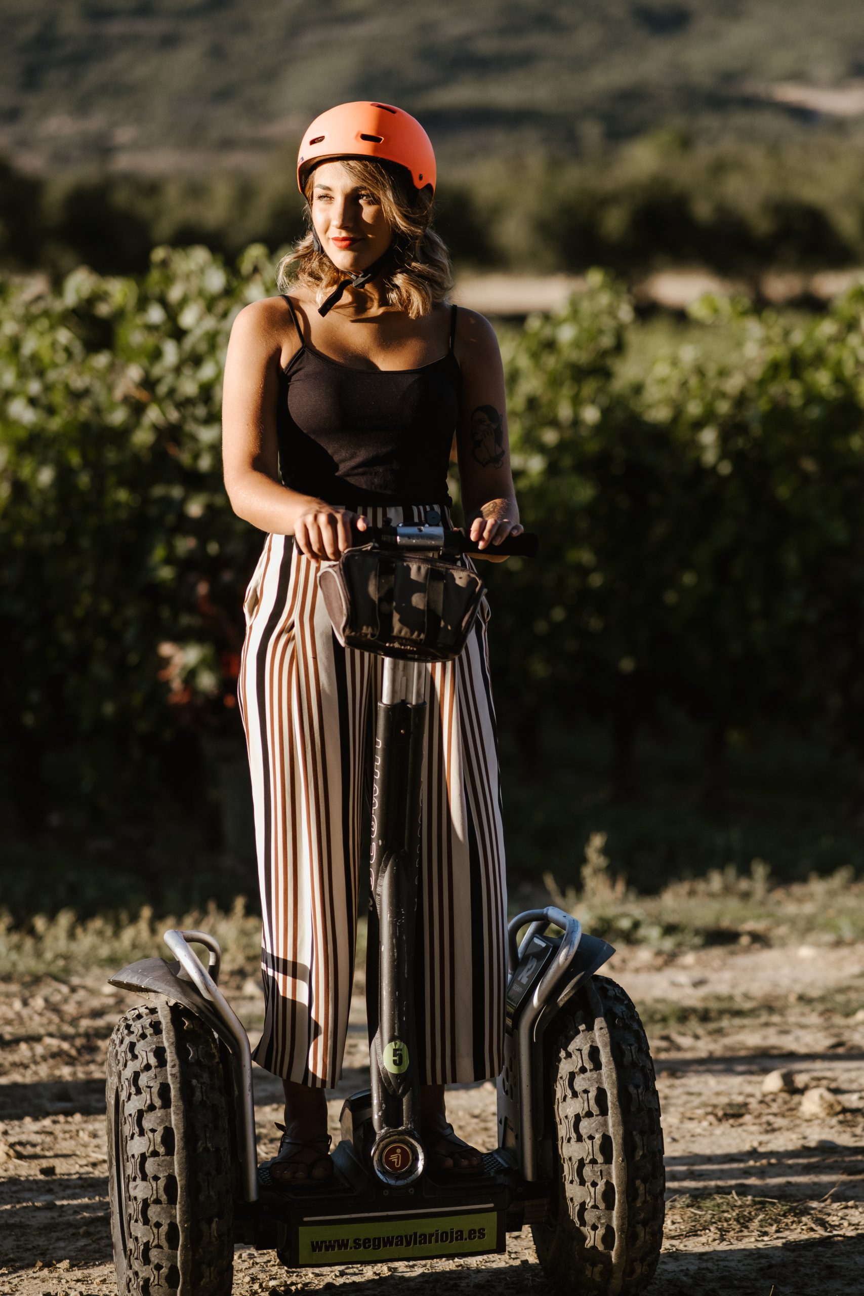 Visita al viñedo en segway