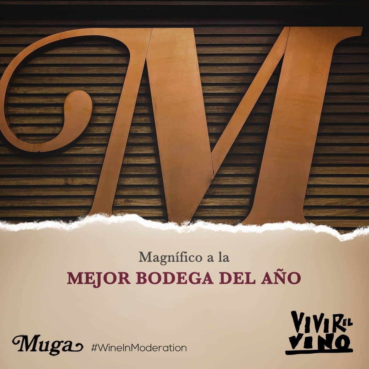 Premio Magnífico a la mejor bodega del año por Vivir el Vino